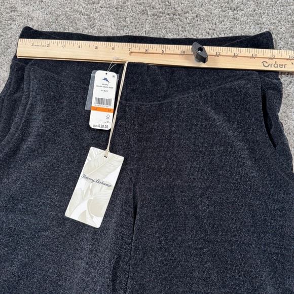Tommy Bahama Sea Light Sweater Jogger Women Island Soft Black Small NEW - Picture 5 of 9